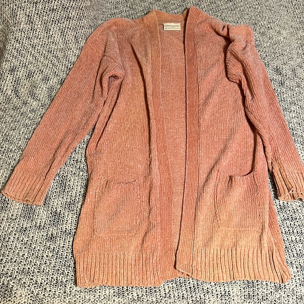 Bobby Brooks cardigan, peach, vintage look